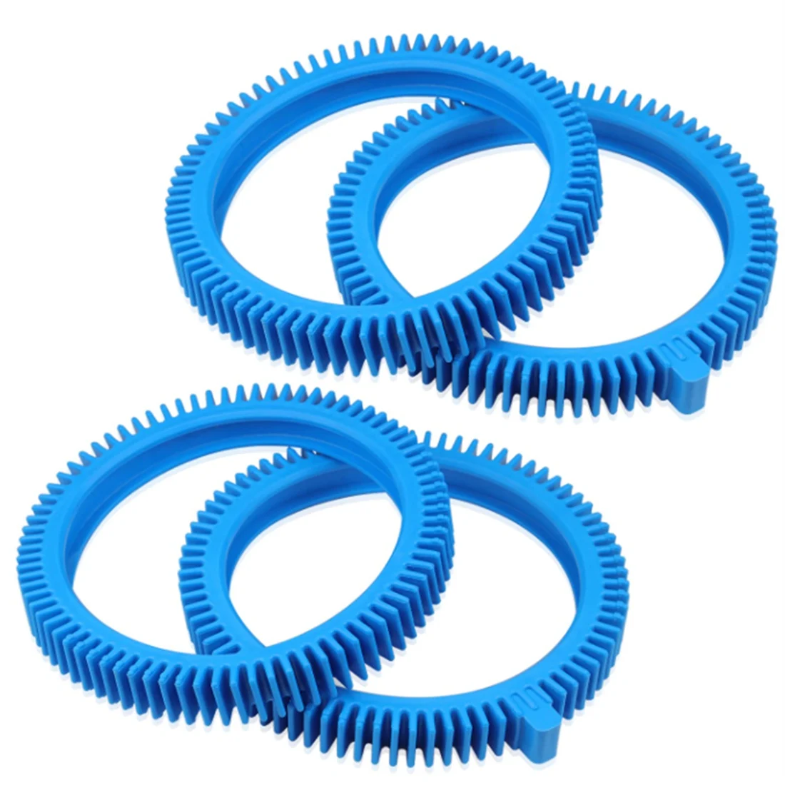 

4 Pcs 896584000-143 Blue Front Tire Kit Front with Super Hump,for Pool Cleaner 2X,4X,Pressure Wheels for Phoenix