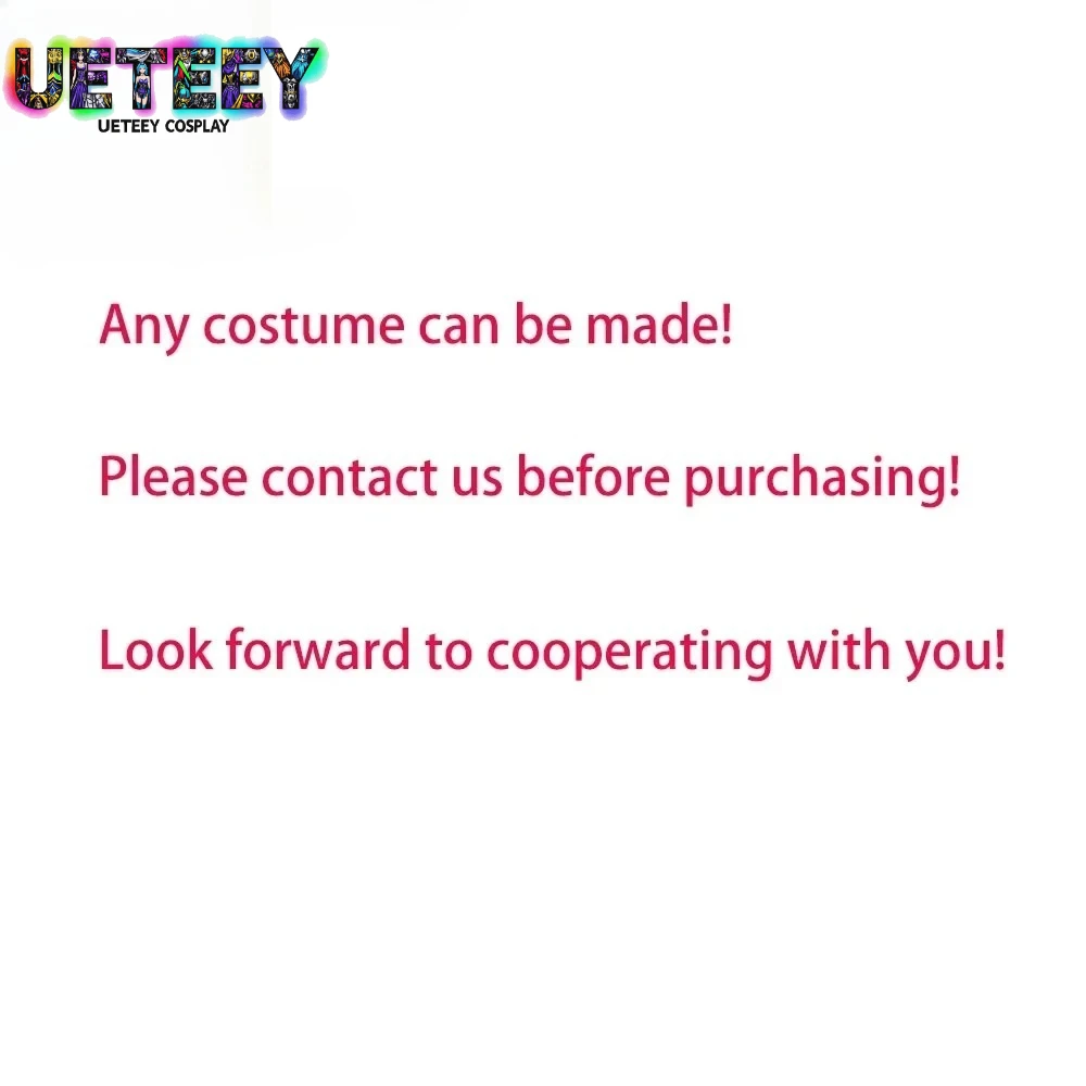 

VVVVIP Anime Game Cosplay Custom clothing Handcrafted Custom size AAAA