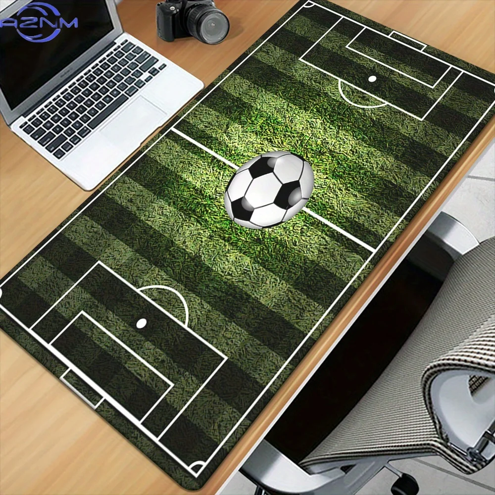 1pc Football Field HD Printed Desk Mat | Multi-Functional XXL Mousepad, Keyboard Gaming Mouse Mat, Office Computer PC Gamer Desk