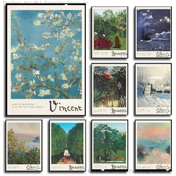 1PC Claude Monet And Multiple Artists Classic Poster Paper Print Home Living Room Bedroom Entrance Bar Restaurant Cafe Art