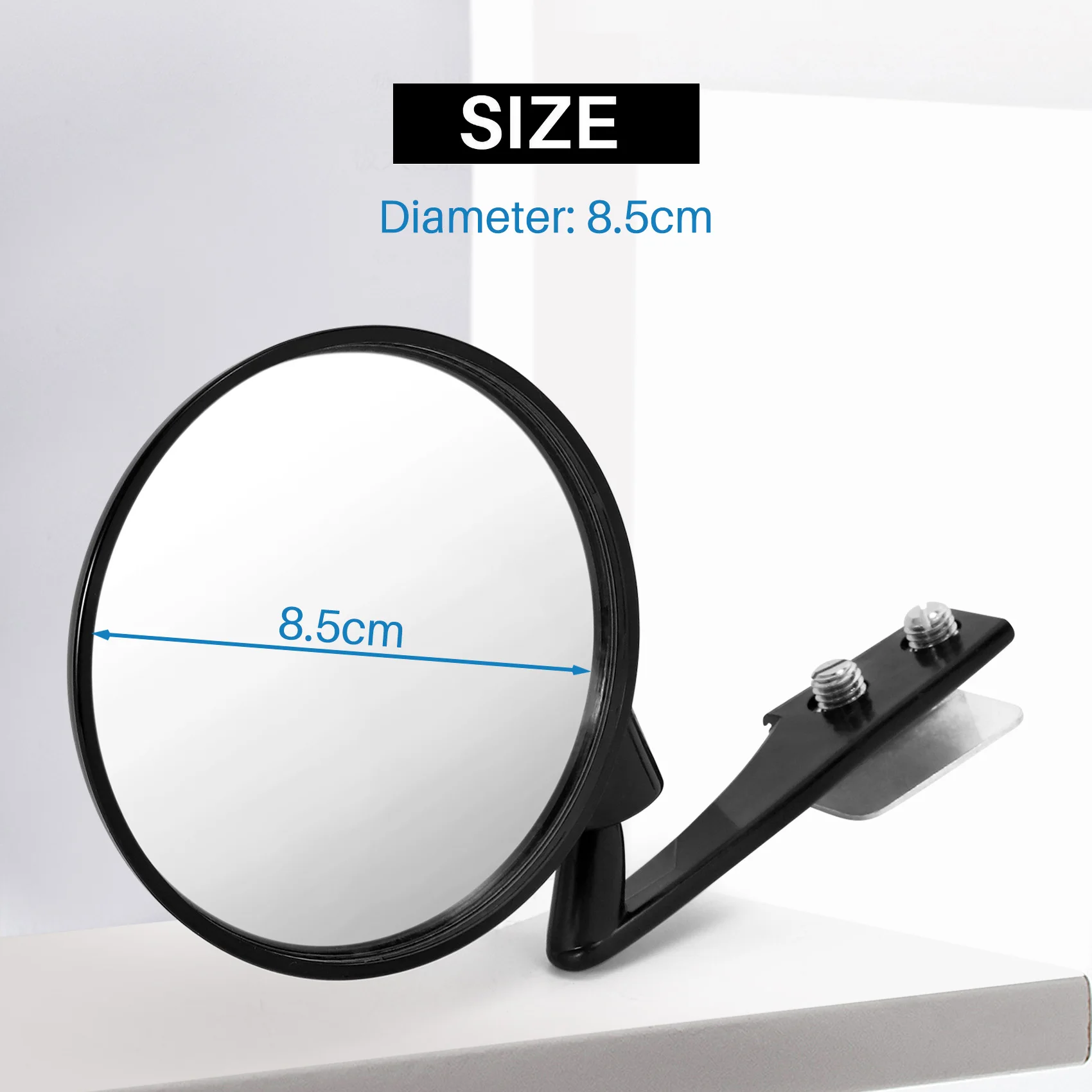 A56P-1 Set Of 2 Car Blind Spot Mirrors Car Side Convex Mirror Wide Angle Round Car Rear View Mirror