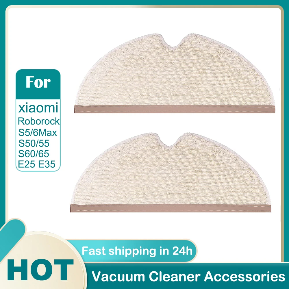 Тряпки для швабры, для XiaoMi Roborock S5, Max, S6, Pure, S6, MaxV, S5, S51, S50, S55, xiaow E25, E35, 2 шт. Тряпки для швабры, для XiaoMi Roborock S5, Max, S6, Pure, S6, MaxV, S5, S51, S50, S55, xiaow E25, E35, 2 шт.