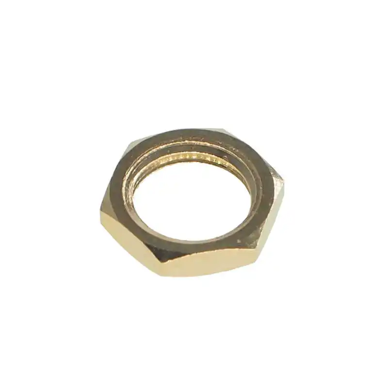 Nut, gasket, black rubber ring, antenna base, accessory, gold plating, all copper, black ring