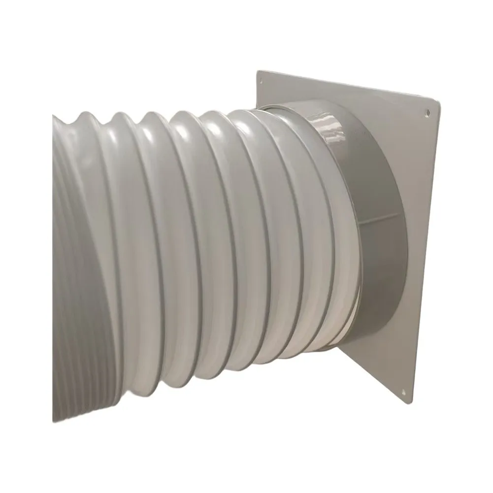 Portable Air Conditioner Hose Connector 150mm 6 Inch ABS Duct Coupler Leakproof AC Vent Pipe Adapter Easy Install White