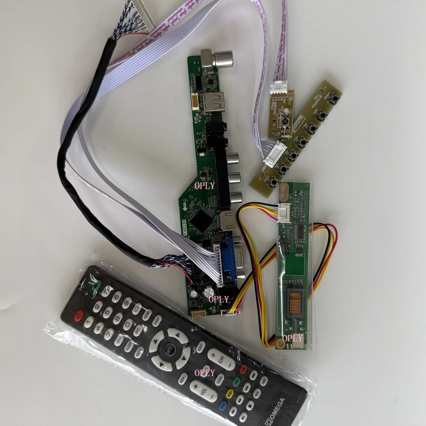 Controller Board VGA AV USB Fit LP150X08 (A2)/(A3)/(A5)/(TL)(A2)/(TL)(A6) 1024*768 1CCFL LVDS 30Pin DIY Kit LCD Screen Display