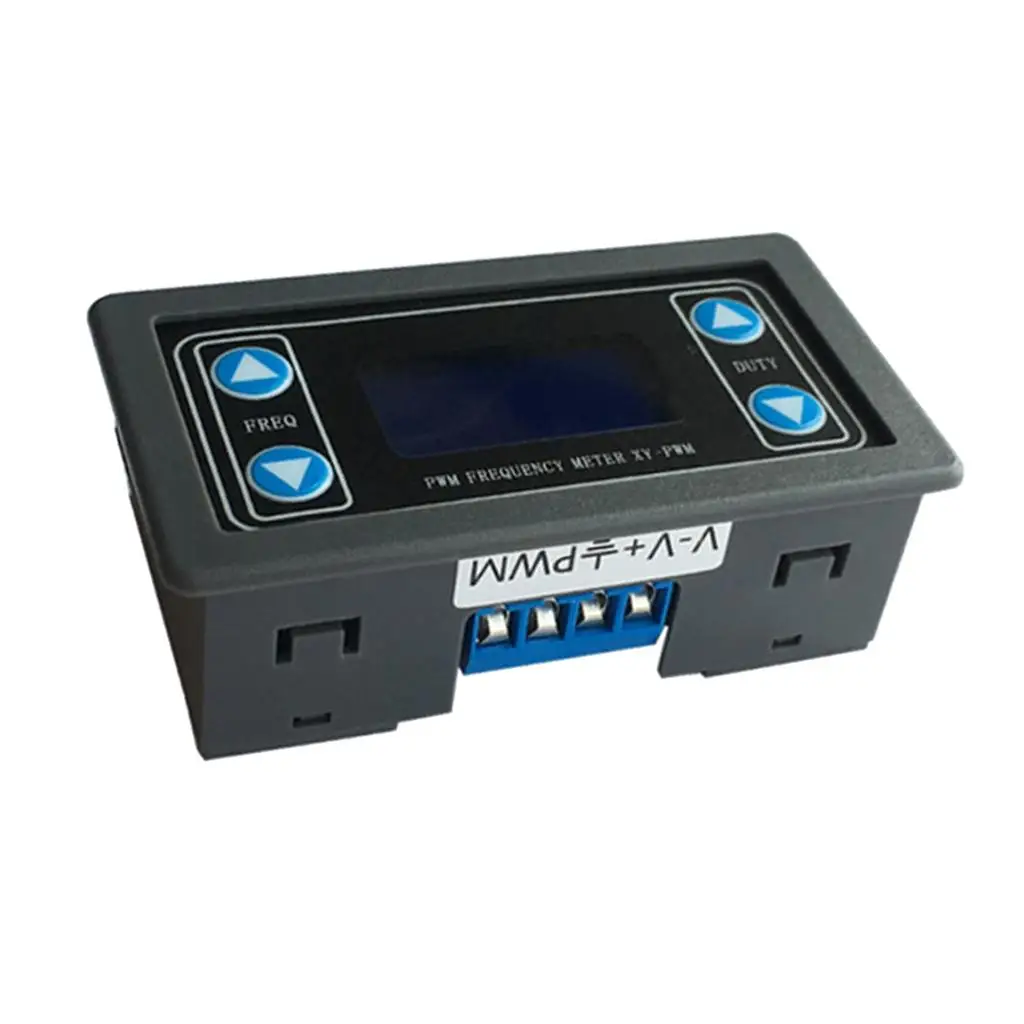 LCD PWM Frequency Generator Module Square Wave Signal Output for MCU Development and Duty Cycle Adjustment