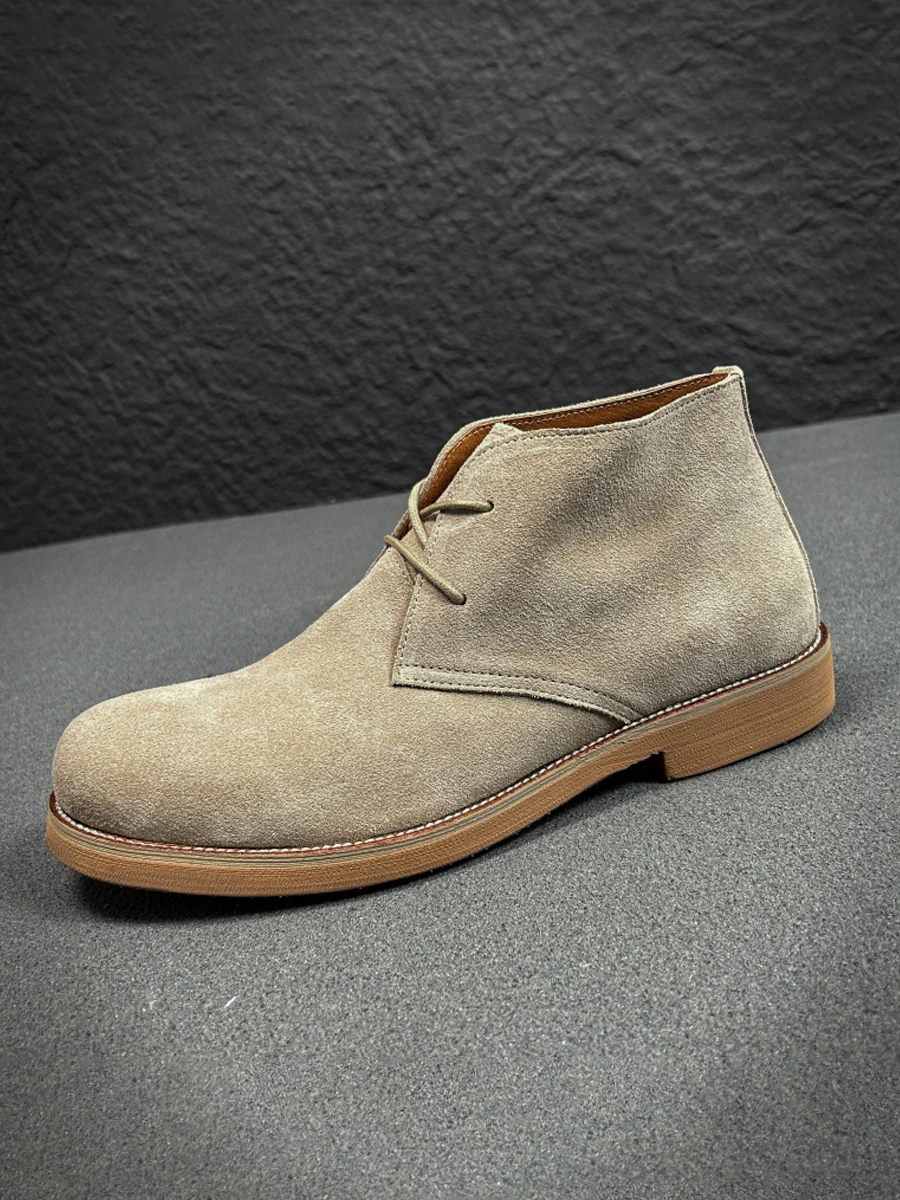 

Ботинки High Street Preppy American Sle, мужские ботинки челси из натуральной кожи, мотоциклетные ботинки с высокой посадкой, весна-осень