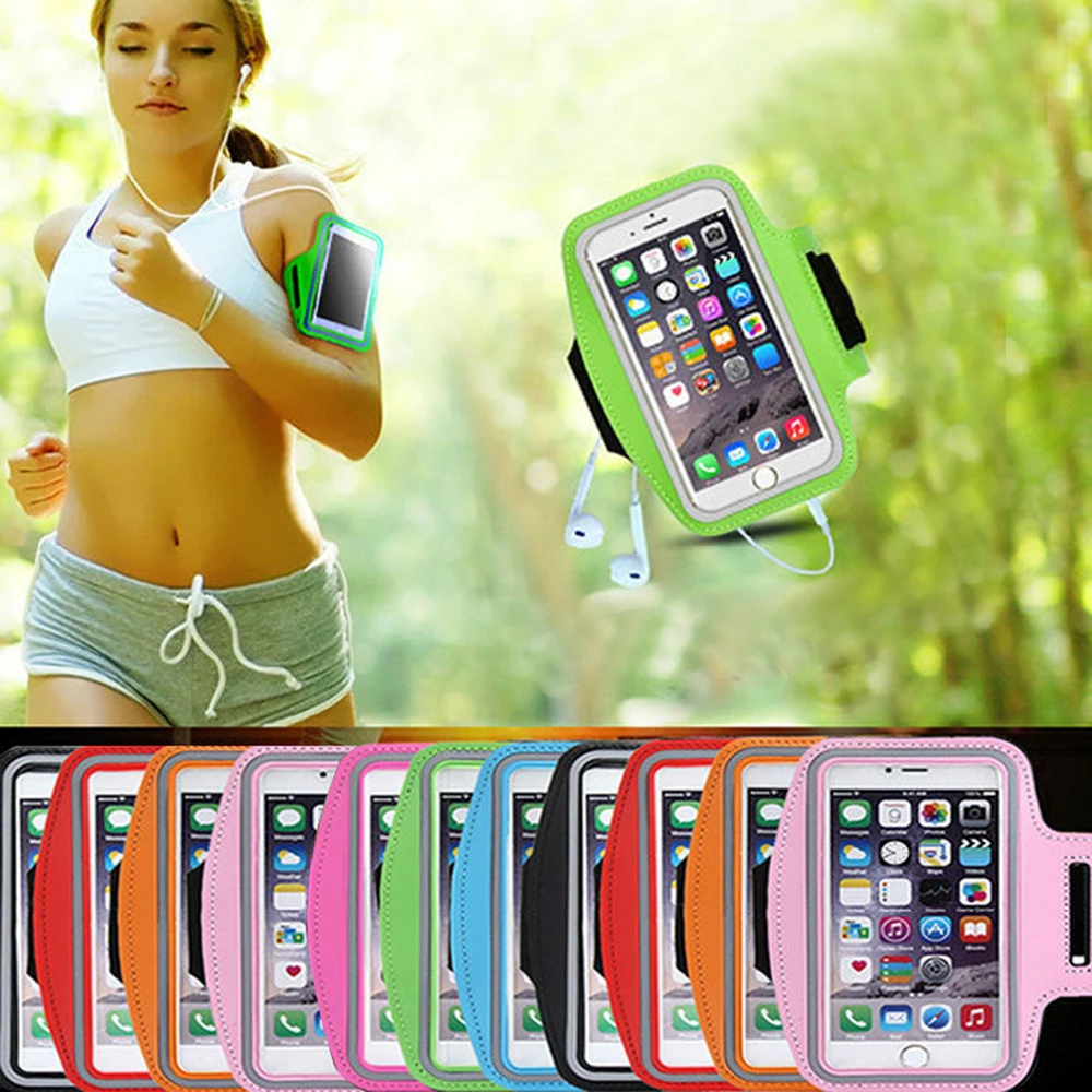 Men Women Phone Case Phone Arm Band Case Running Armband Phone Arm Bag Armbands Touch Screen Cell Phone Arms Band Running Bags