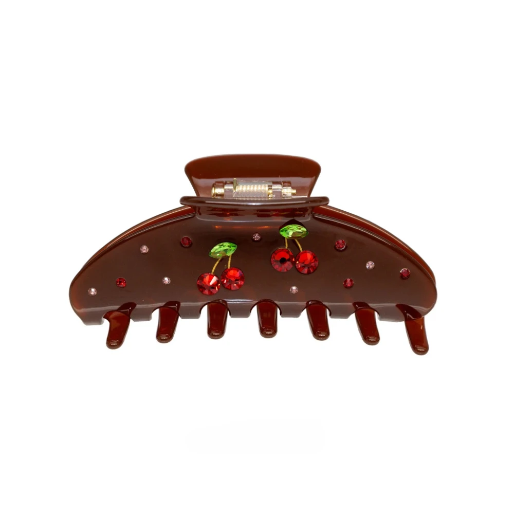 

Rhinestone Cherry Hair Claw Clips Y2K Aesthetic Fruit Hair Clip Acrylic Hairpin Barrettes Hair Headwear Accessories for Women