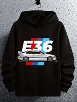 New 3D Men's Autumn/Winter Hoodie Sweatshirt Y2 Personalized Printed Car Enthusiast Racing
