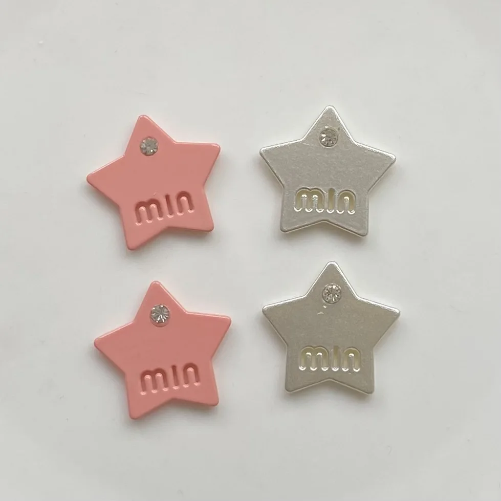 

5 шт. miniso серии звезда мультфильм смола кабошоны с плоской задней частью diy ремесленные материалы ювелирные изделия подвески