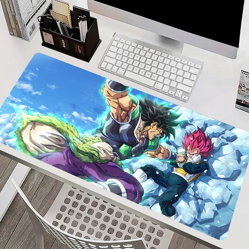 Tapis de souris accessoires PC tapis de clavier tapis de bureau tapis de souris antidérapant Anime caoutchouc Dragon Ball tablette tapis de jeu tapis étendu