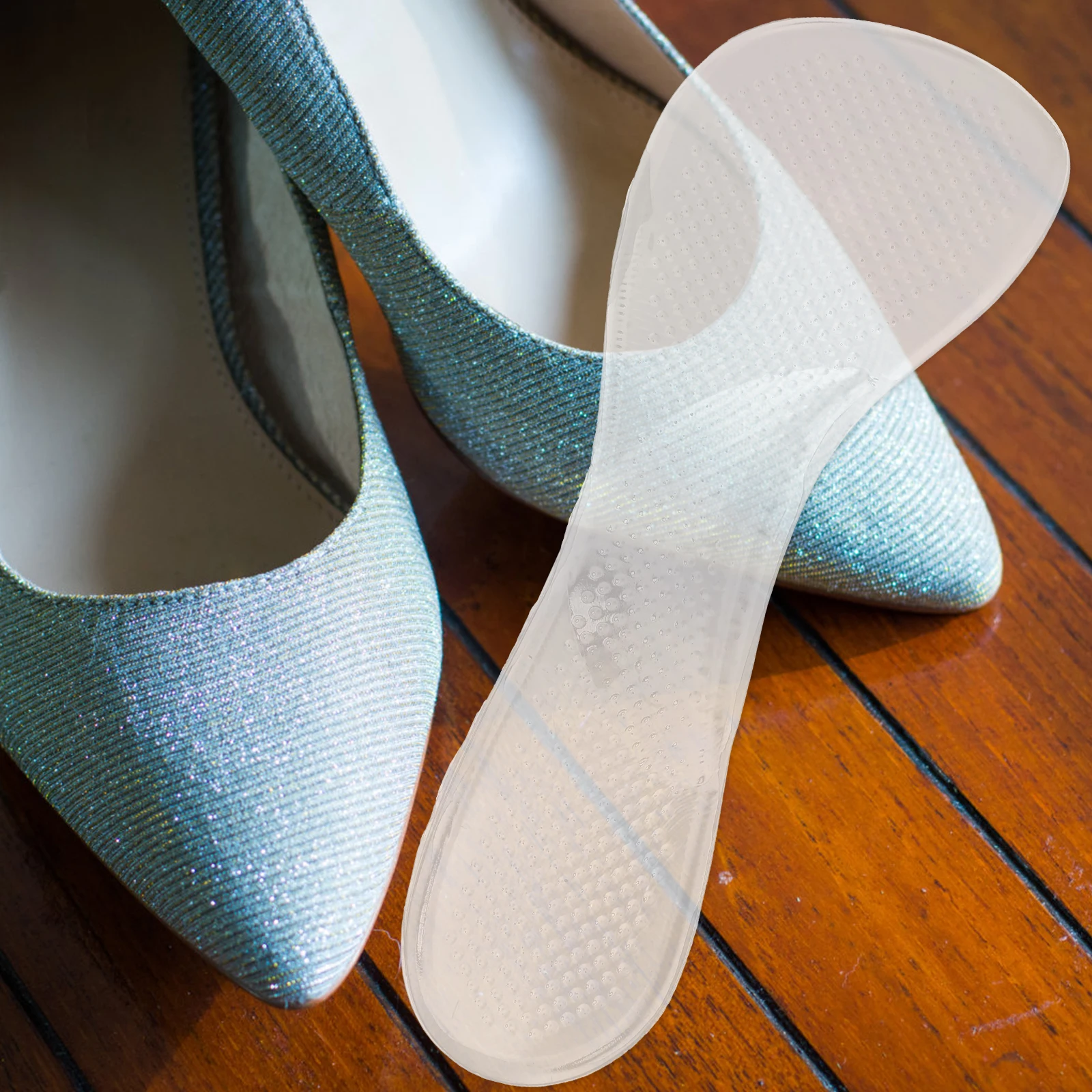 

Gel Insoles Relief High Heel Insole Arch Supports High Heel Pads Slip Resistant Soft Silicone Ladies Foot Care Tools