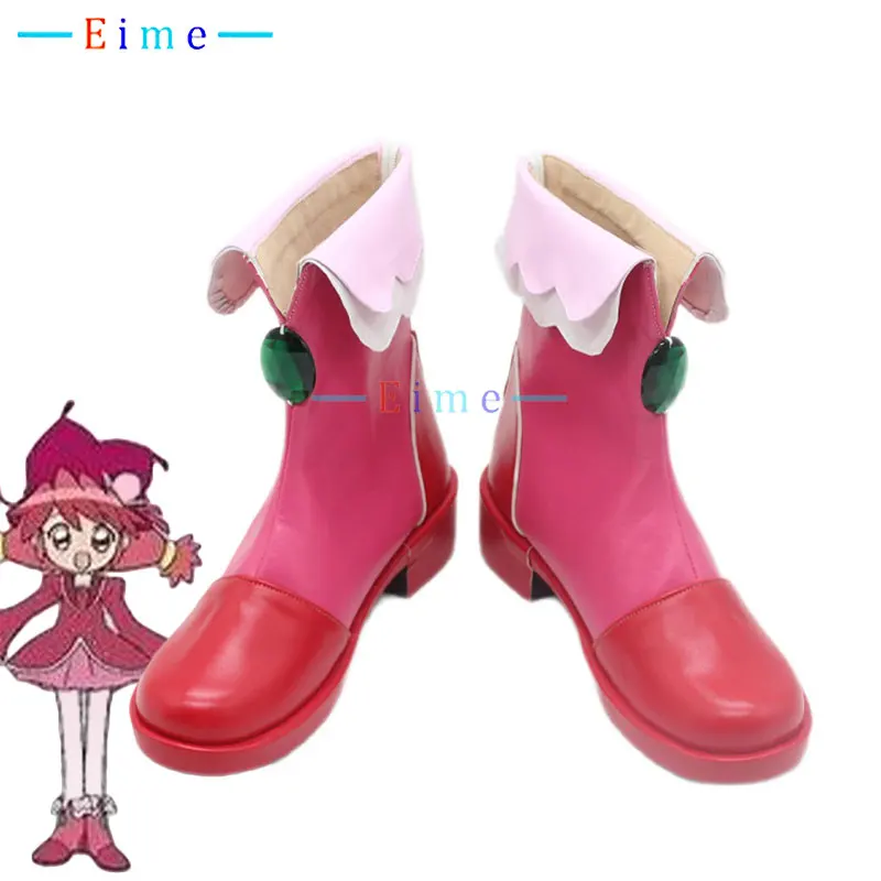 

Fain Cosplay Shoes Fushigi Star Twin Princesses Fine PU Shoes Halloween Party Boots Cosplay Prop Custom Made