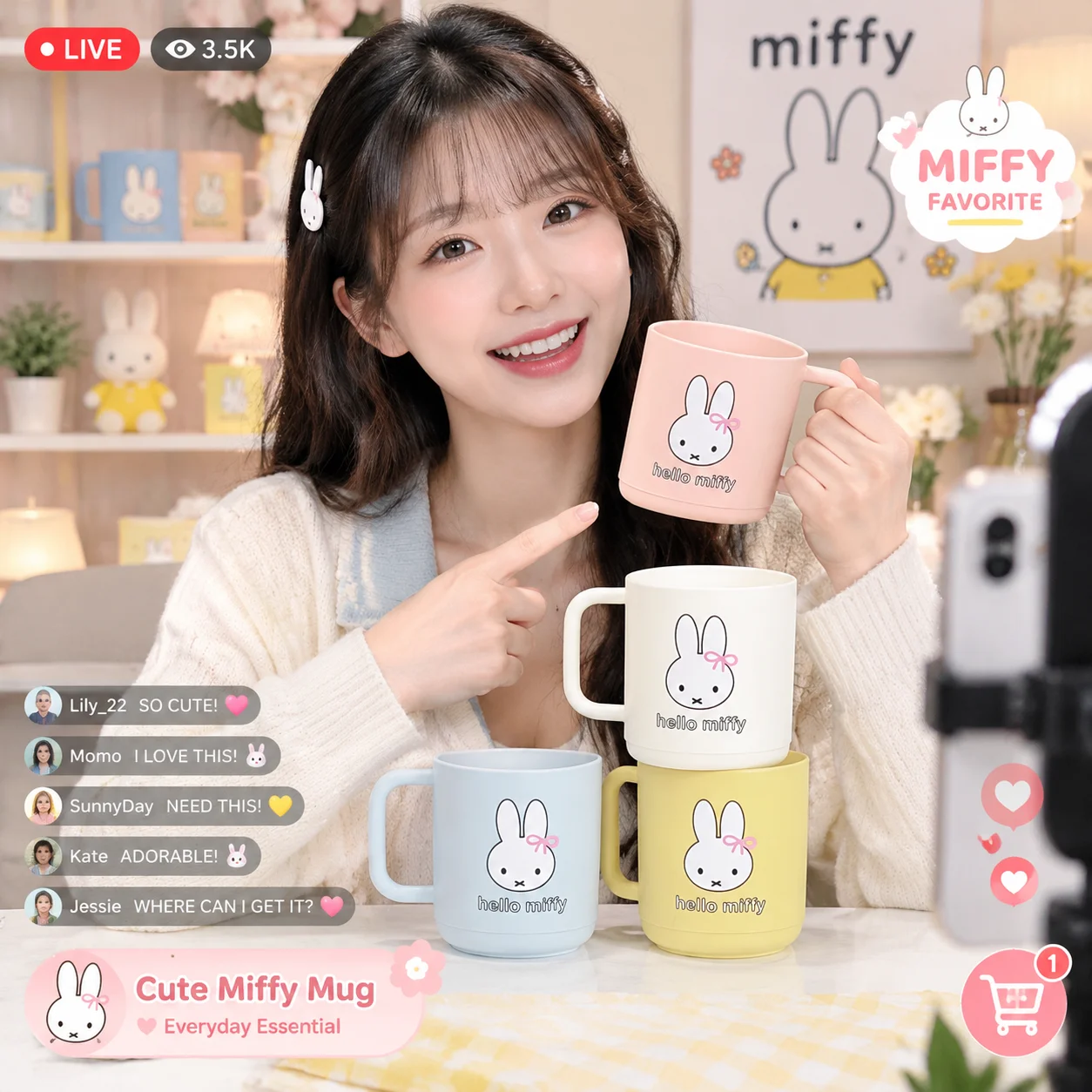 Cute Miffy Rabbit Mouthwash Cup Ins High Beauty Cup Couple Toothbrush Toothpaste Washing Dormitory Home Simple