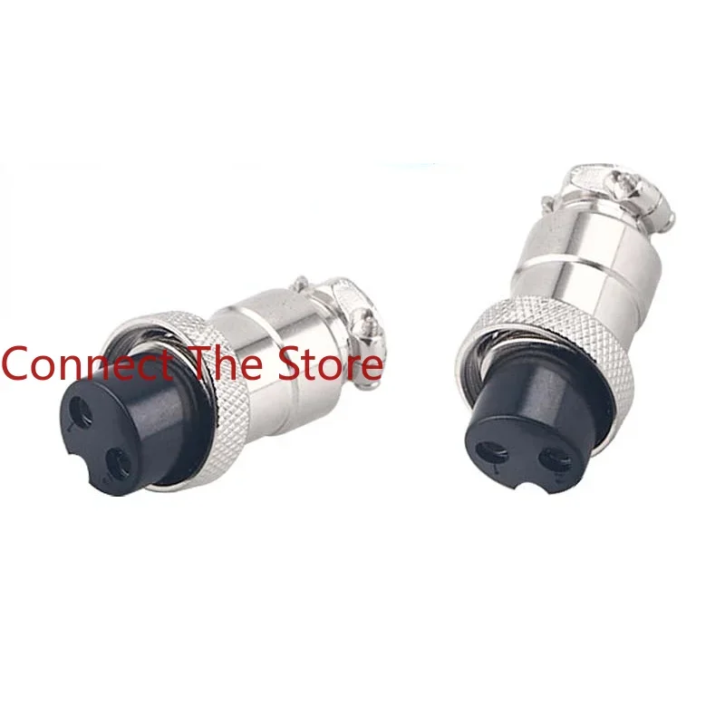 5PCS GX20-2 Core Female M20-2P Aviation Plug DC Connector   GX20