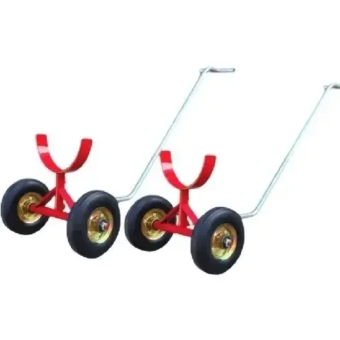 10 Inch Pneumatic Tire Transportation Artifact Trolley Heavy Duty Tube Trolley Consignment Truck Trailer Universal Type