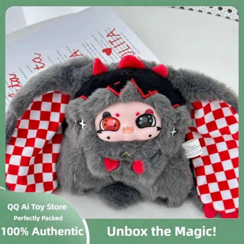 

Original Soft Candy Messenger Mysterious Box Plush Doll With Pocket Fluffy Fruit Dolls Anime Action Figure Girl Surprise Gift