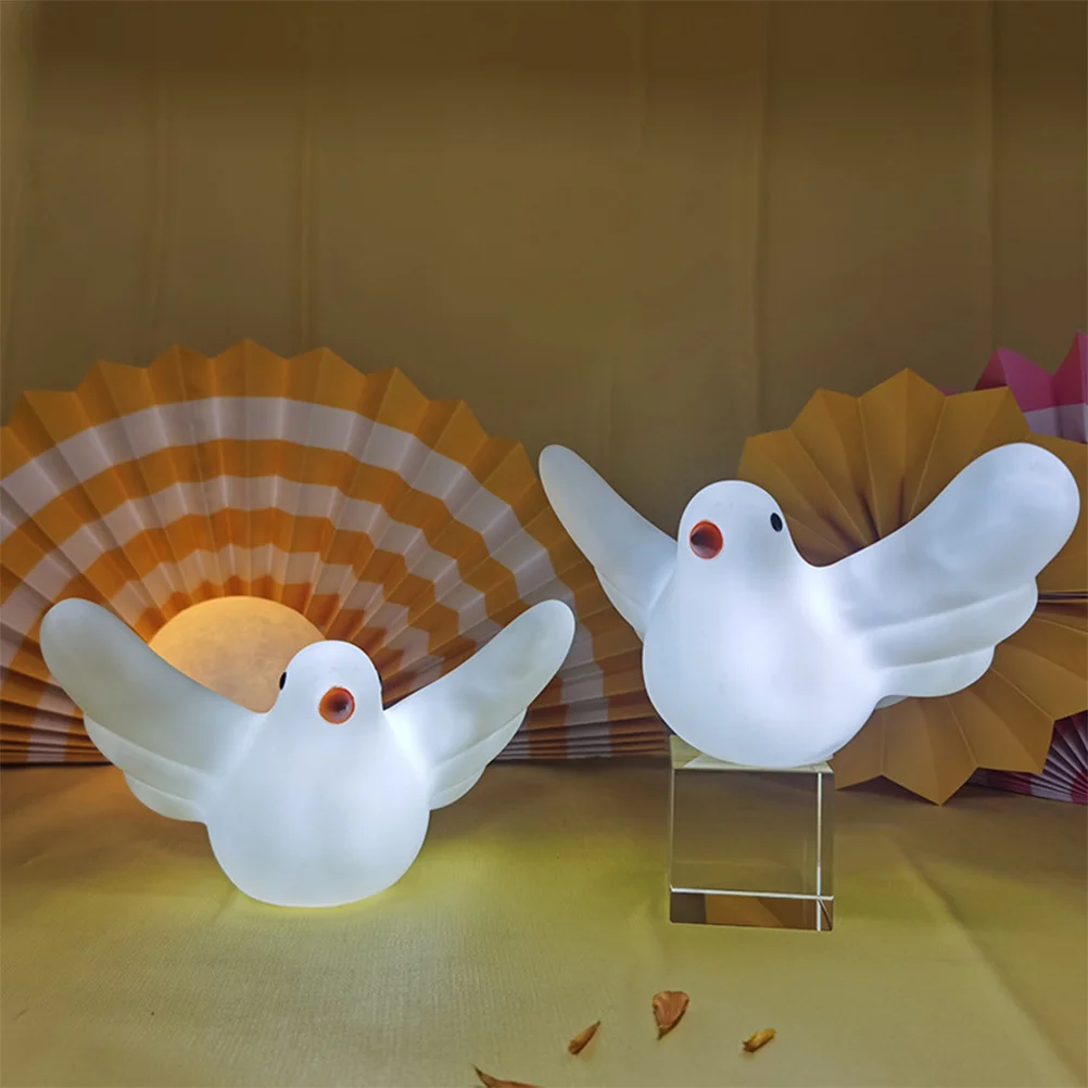 

Cartoon Animal Night Light Pigeon Shape Bedside Lamp Kids Room Nursery Bedroom Desk Night Lamp Birthday Gift Bedside Light