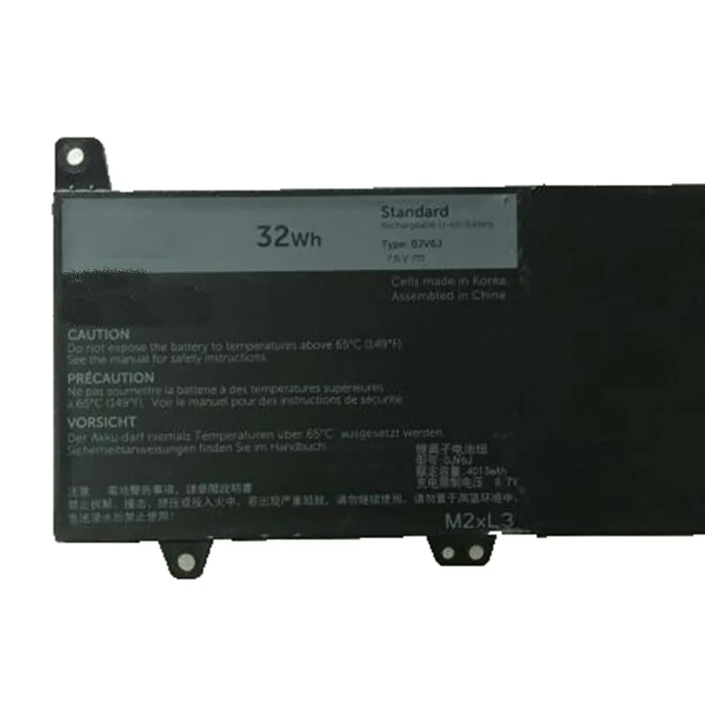 0JV6J 7.6V 32Wh OJV6J 0HH6K9 8NWF3 PGYK5 ノートパソコンのバッテリー Dell Inspiron 11-3000 3162 3168 3179 3164 3180 3185 2-IN-1 P24T001