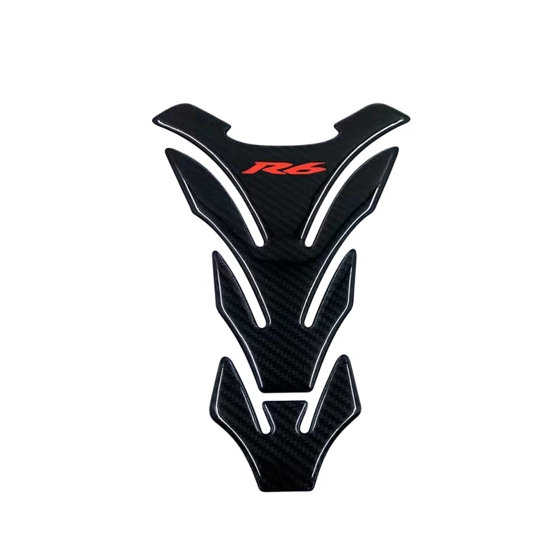 Brandstoftank Sticker Set – Voor Yamaha YZF-R6 (2008-2016) – Antislip Tankpad, Zwart Rubber – Beschermt Tegen Krassen & Verbetert Grip