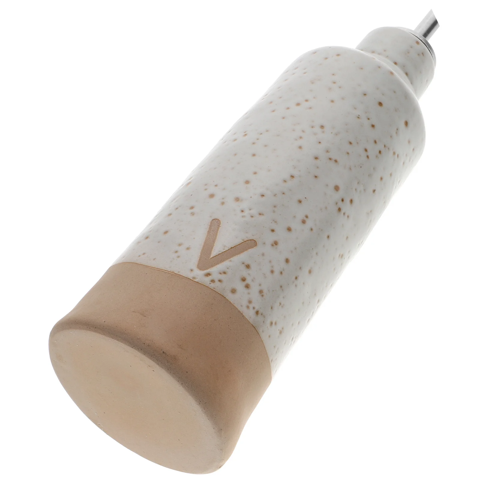 

Ceramic Vinegar Bottle Oil Dispenser Moderate Space Saving Capacity Liquid Sauce Container Kitchen Use Smooth Surface Small Pour