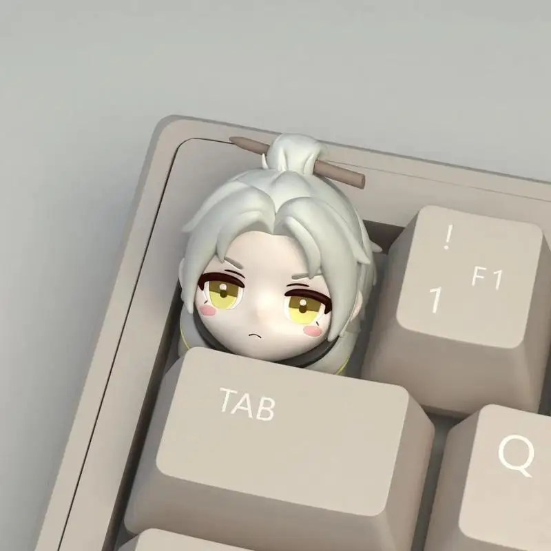 Walnut Themed Mechanical Keyboard Keycaps 3d Customized Resin Keycaps Personalized Creativity Naraka Bladepoint Keycaps Single