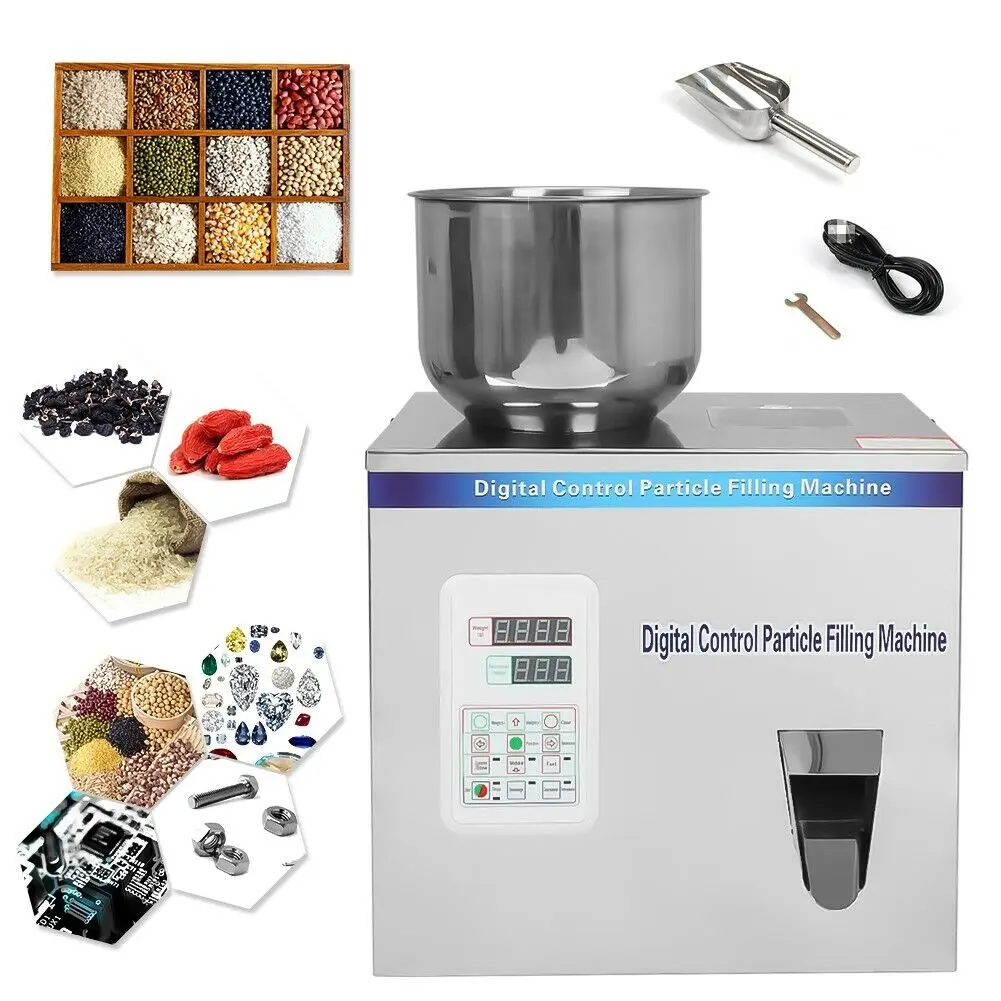 2-100G Powder Particle Subpackage Device Spice Weighing And Filling Machine