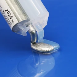 2030 Silver 90 Minutes Standard Epoxy Adhesive Slowly Cure Argent Resin With Hardener Bonding Repair Metals Plastics 25g AB Glue