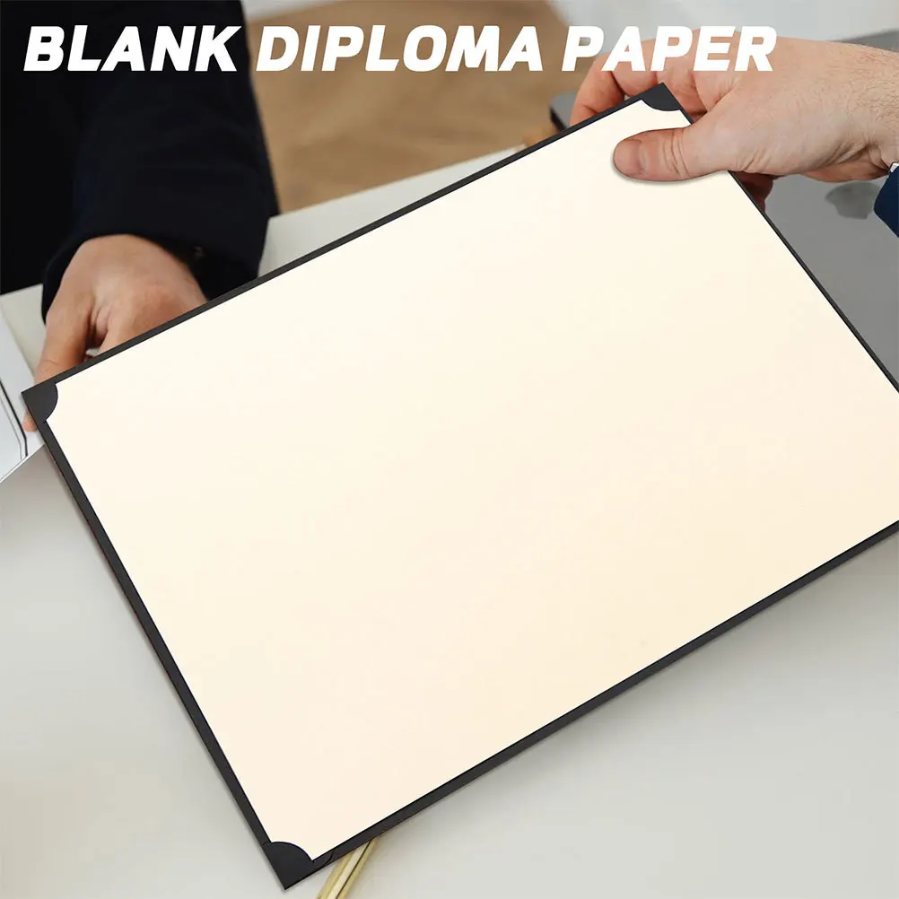 

5pcs Set of 5 Certificate Paper Award Cardstock Blank Certificates for Graduation Diploma