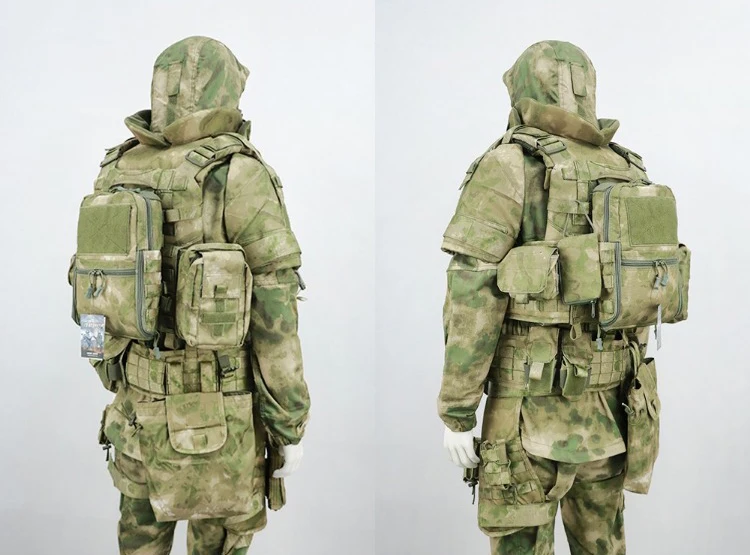 Russian Tactical Molle SOBR Vest MOX / Green Tactica Combat Vest Special Forces DCS Full Body Protective Vest Plate Carrier