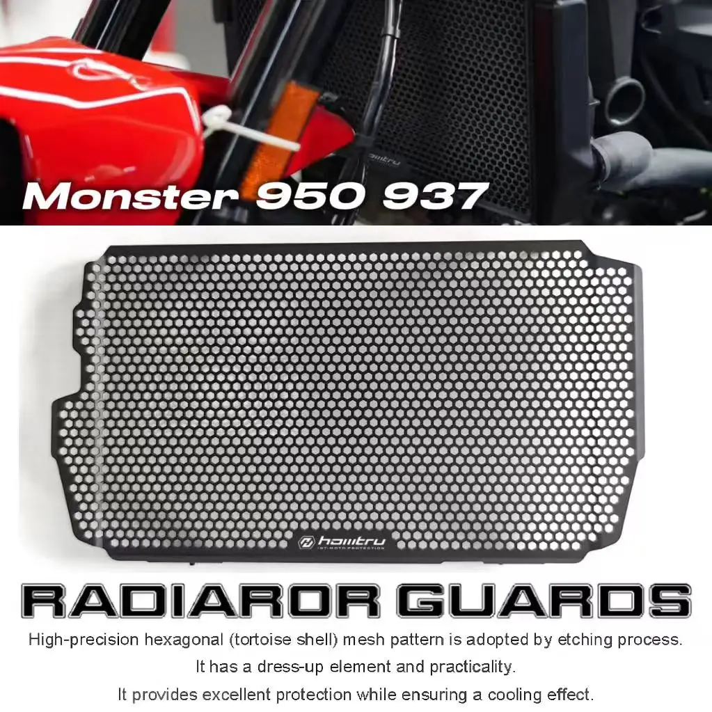 

for Ducati Monster 950 937 2021 2022 2023 2024 2025 motorcycle radiator protection plate radiator protection grille mesh cover