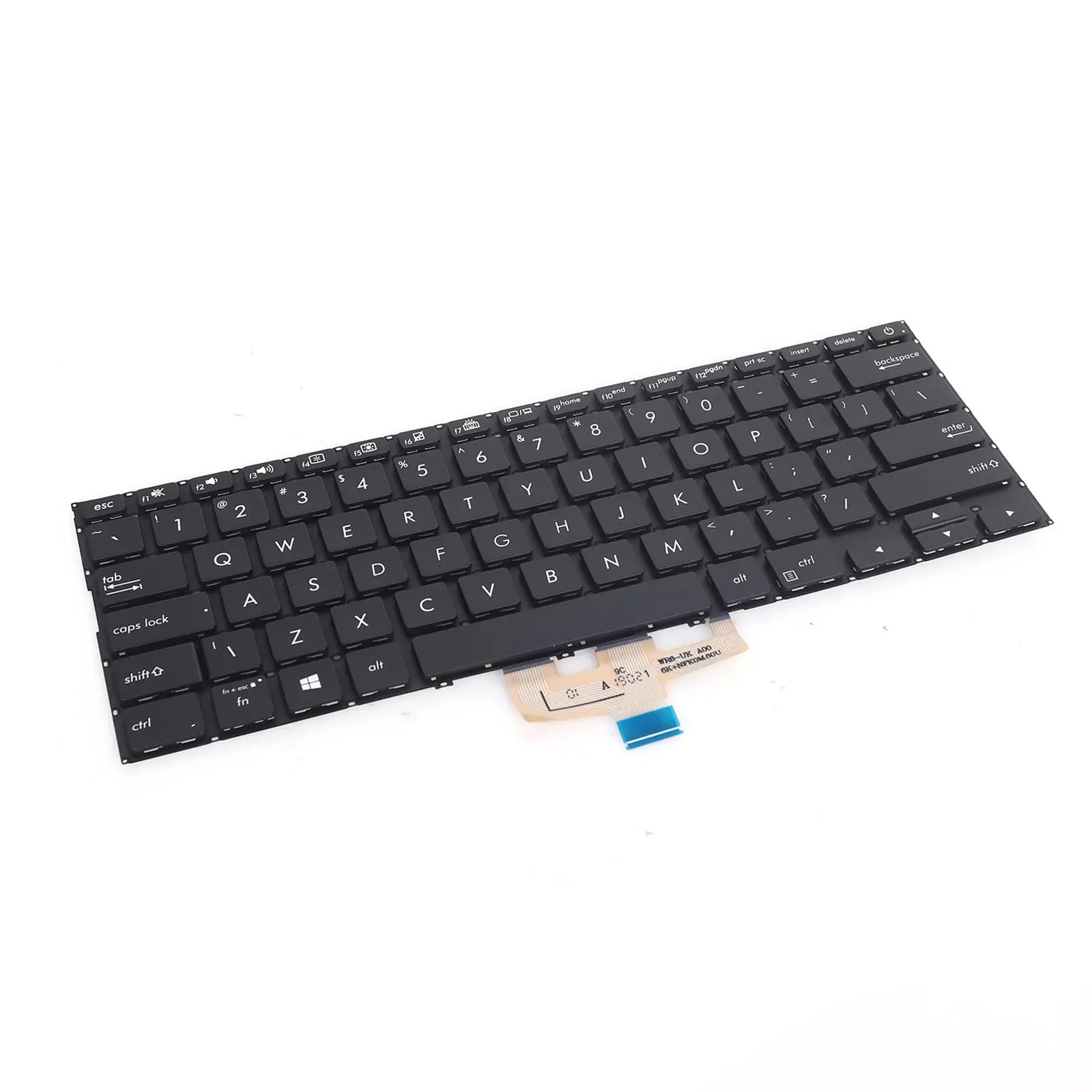 US Laptop Keyboard for ASUS UX433 UX433FN UX4300F Deluxe14 Zenb Black with Backlit