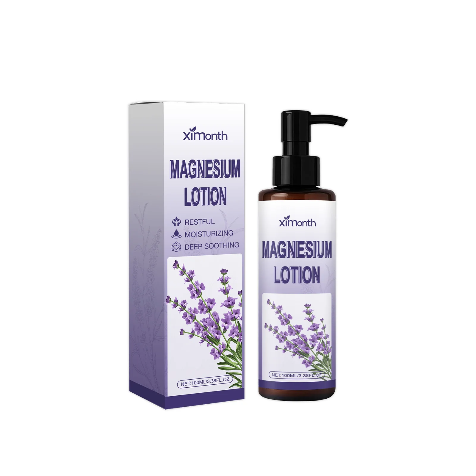 Balsam z magnezem wspomagający głęboki sen, poprawiający bezsenność, łagodzący bóle mięśni, relaksujący, aromaterapia, lawendowy krem wspomagający sen.