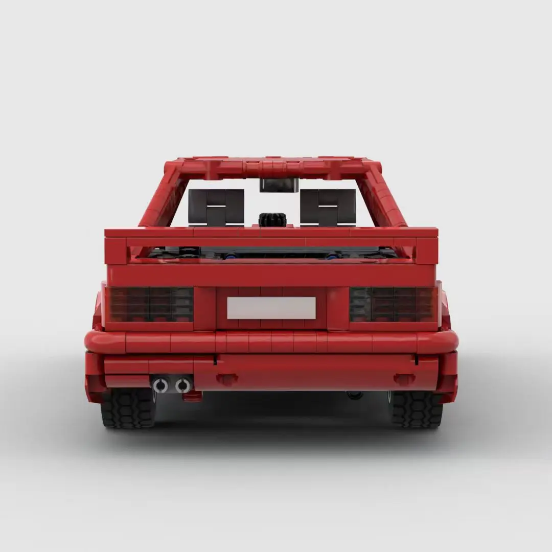 MOCテクニカルM3 E30 1/14スケールスポーツカー ビークルスピードチャンピオンレーサー 組み立てブロック クリエイティブガレージおもちゃ 男の子向けギフト