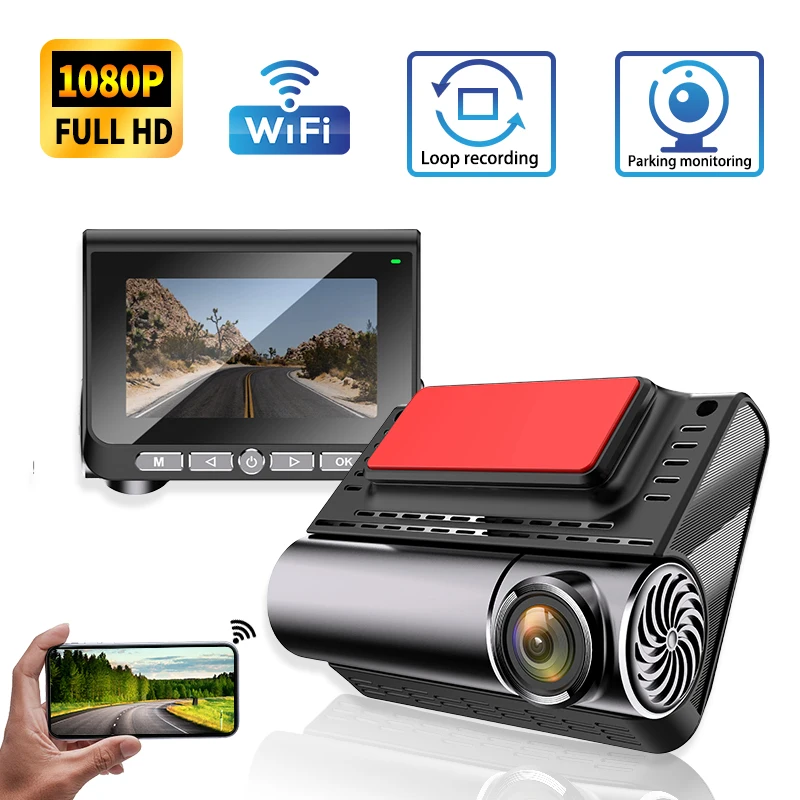 

4K Dash Cam Front and Rear Dual Recording HD WiFi Connected Car Black Box Car DVR Recorder