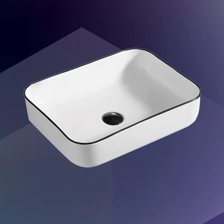 Nordic on-stage Basin Wash Under-stage Toilet Wash Hotel-style Ceramic Art Basin