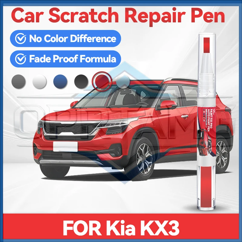 

Wheel Hub Touch Up Paint Pen Car Paint Repair Pen Paint Scratch Repair Accessories For Kia KX3 Cherry Black White Pearl Neptune