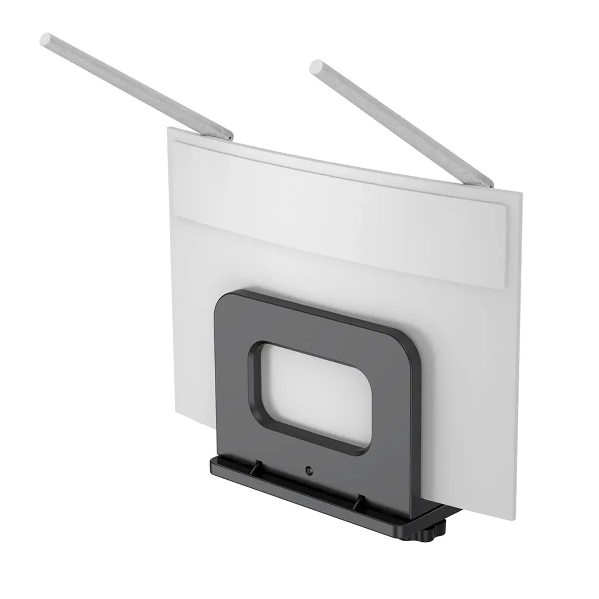 A46U Adjustable Wall Mount Bracket Holder for WiFi Modem Optical Modem Laptop Mini PC Set-Top Box,Universal Shelf with Screws