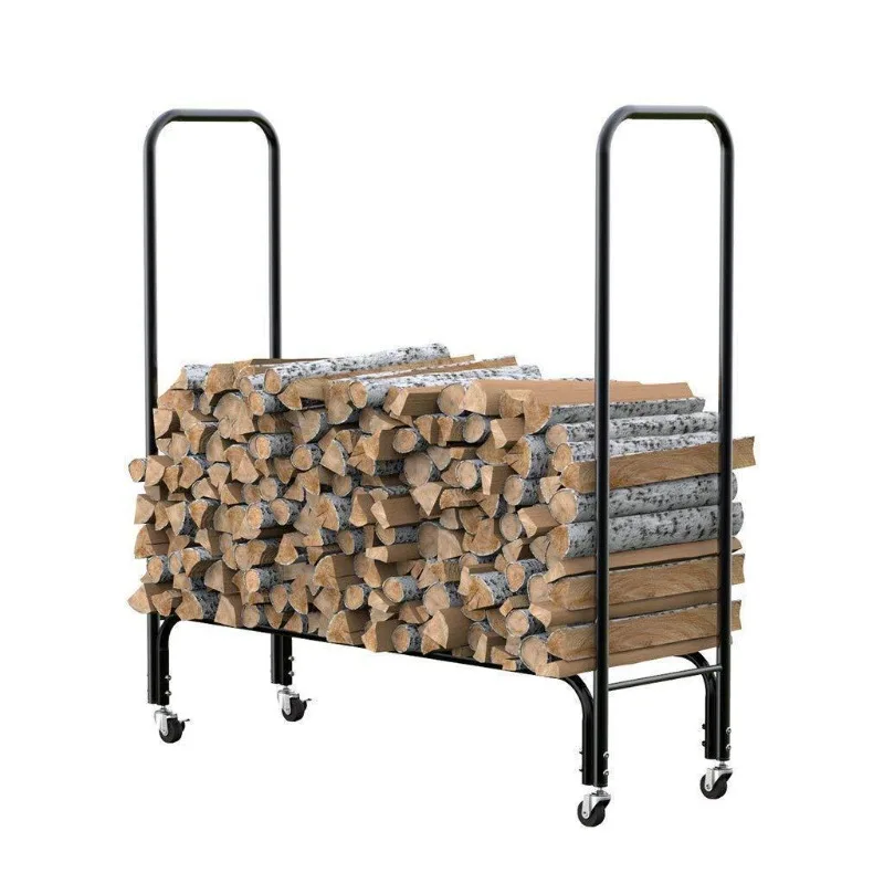 Outdoor burning bracket, American fireplace tool firewood holder, firewood stacking wood storage rack