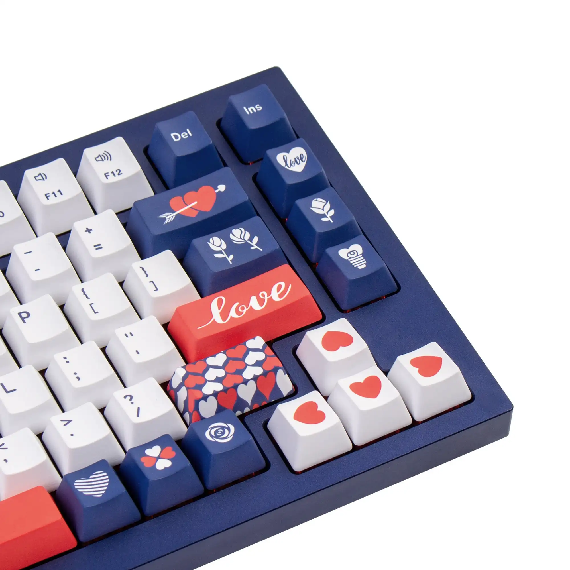 Imagem -04 - Oem Pbt Keycap Conjunto para Teclado Mecânico Personalizado Dye-sub Amor