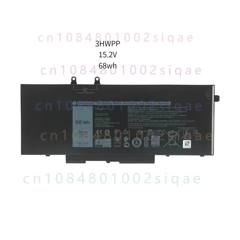 15.2V 68WH 3HWPP Laptop Battery For Dell Latitude 5401 5501 5411 5410 5511 P80F003 P98G003 For Precision 3541 3551 7500 7706