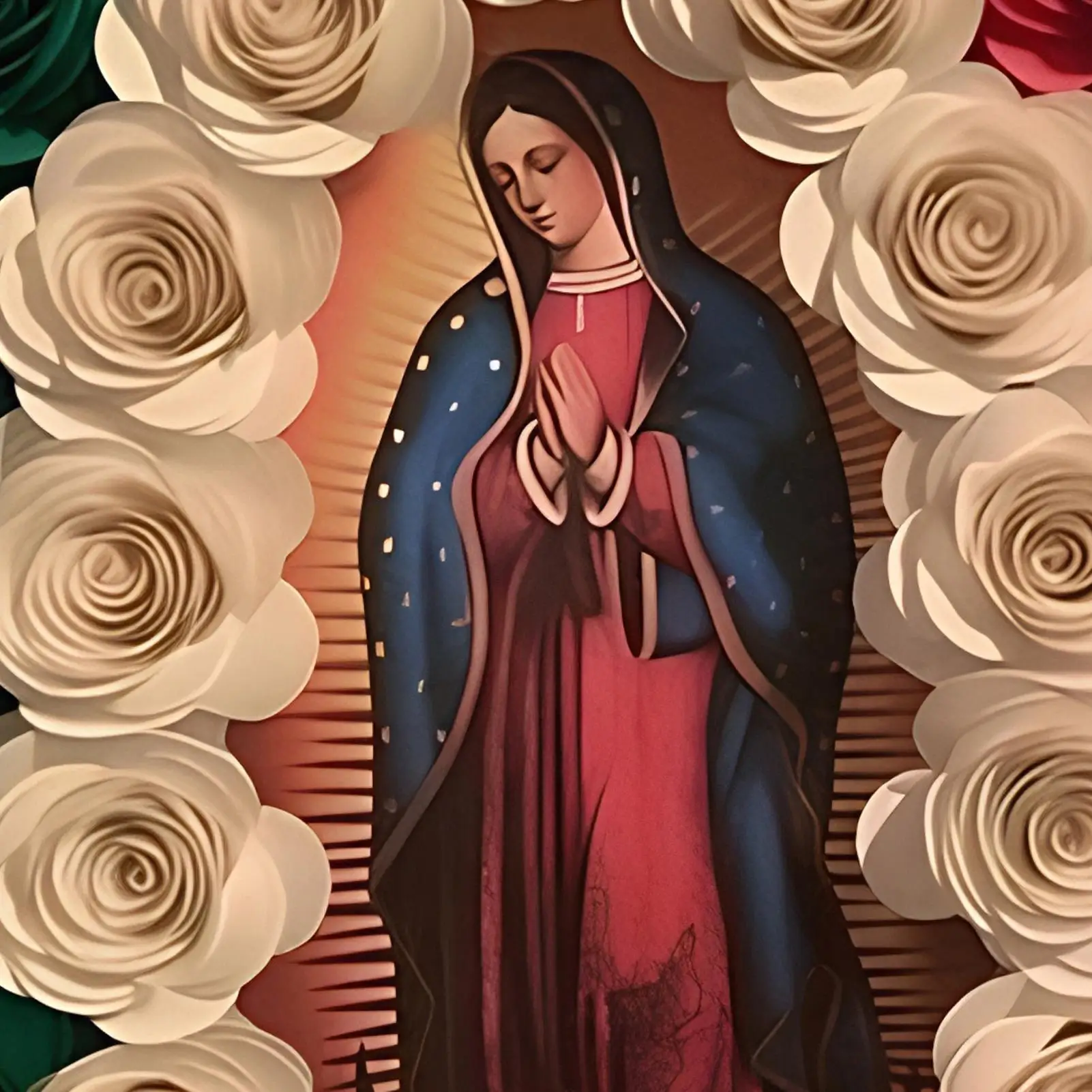 Throw Blanket For Bed Flannel Warm Soft Religious Virgin Mary Throw Blanket For Sofa Recliner Lounge Living Room Bedroom Dorm