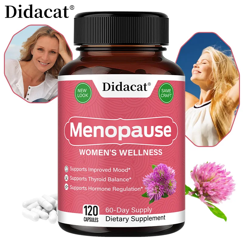 Menopause Relief Capsules - Improves Metabolism, Support Weight Management, Hot Flashes, Night Sweats Mood Supplements for Women