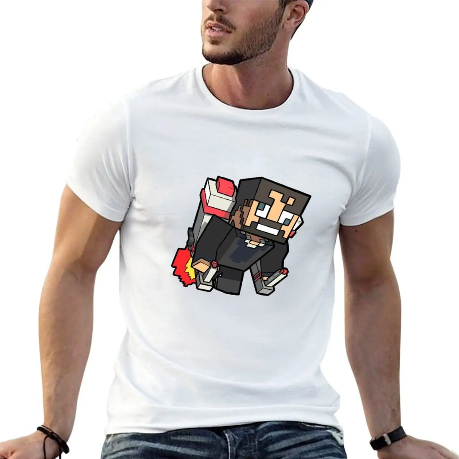 Rocket Booster Ssundee T-Shirt t shirt for man man t shirt heavy cotton t shirts for man graphic tees T-shirt