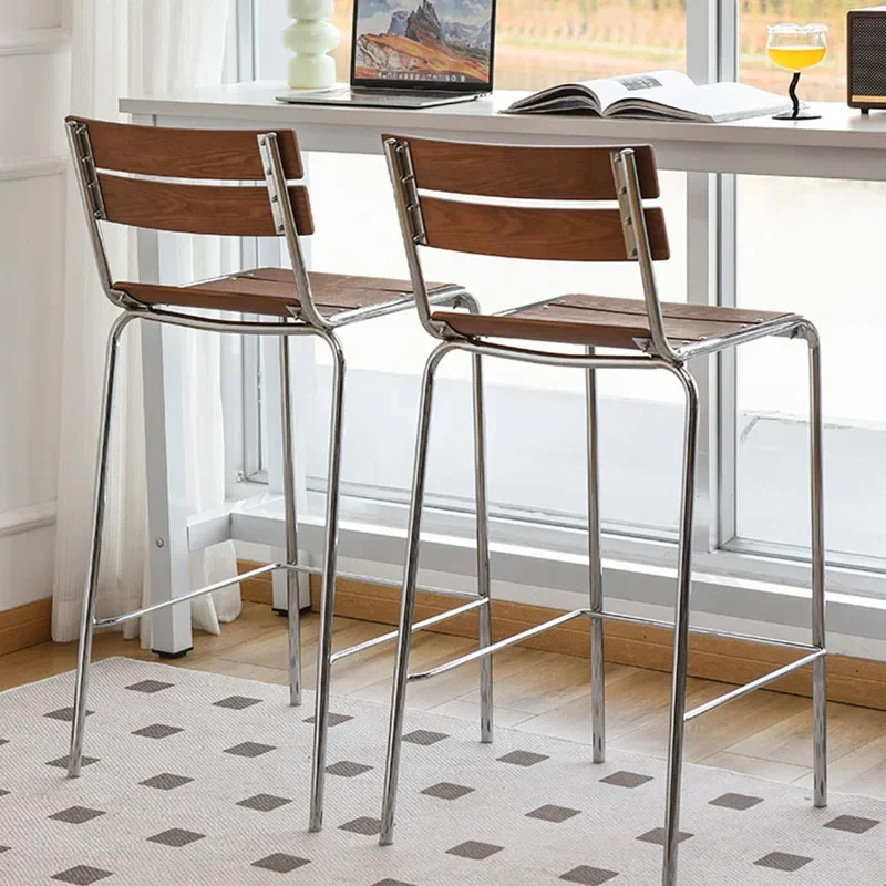Taburetes de Bar modernos para sala de estar, salón, restaurante, minimalista, dormitorio, sillas de comedor, trono, relajante, muebles de salón