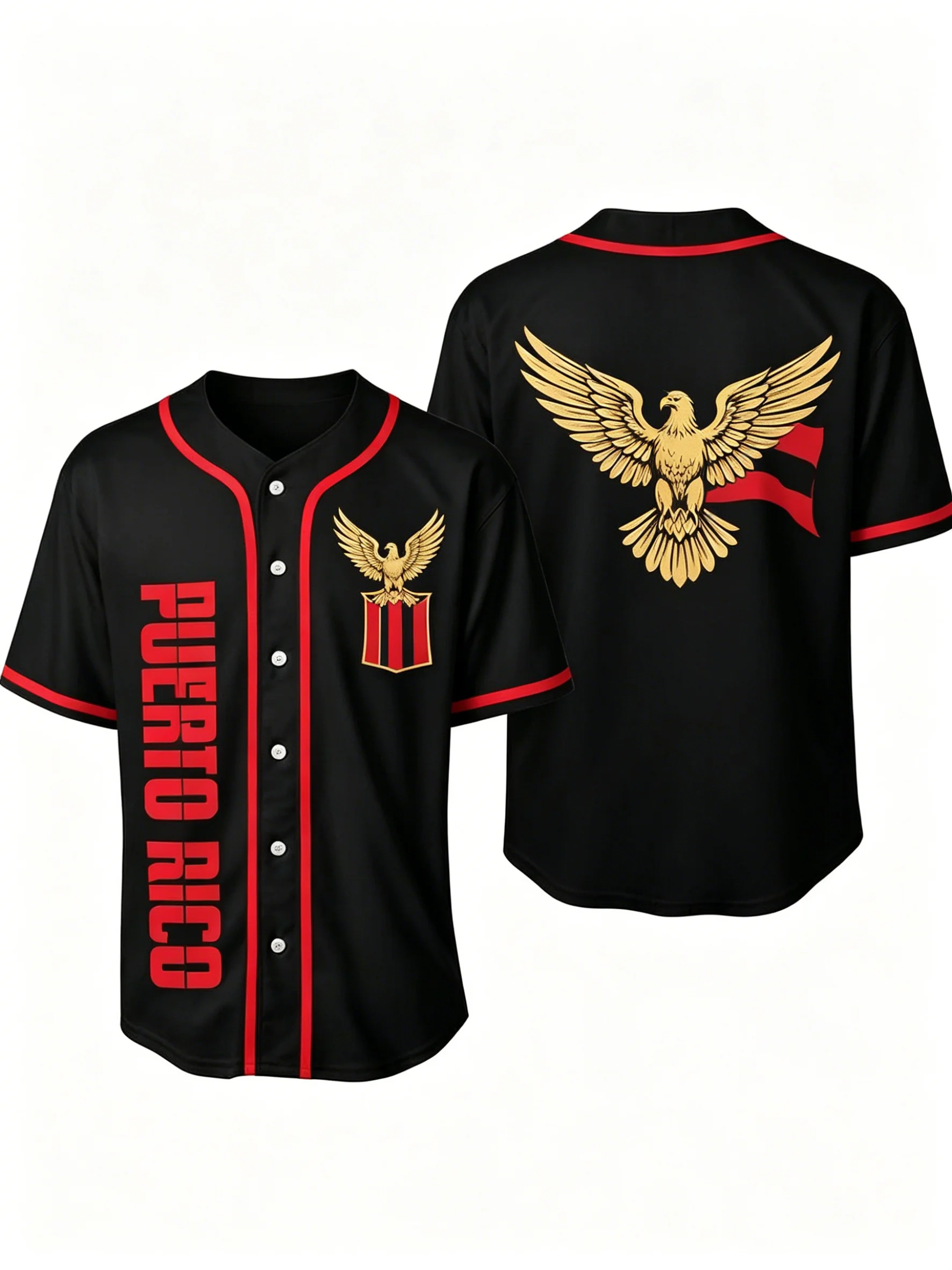 

Custom Beer Baseball Jersey Mens Funny USA Flag Button Shirt Personalized Team Name Number Summer Party To
