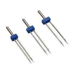 2pcs Twin Double Needle Size 2.0/90 Sewing Machine Needles 2mm for BROTHER SINGER JANOME PFAFF BERNINA SLIVER ELNA VIKING TOYOTA
