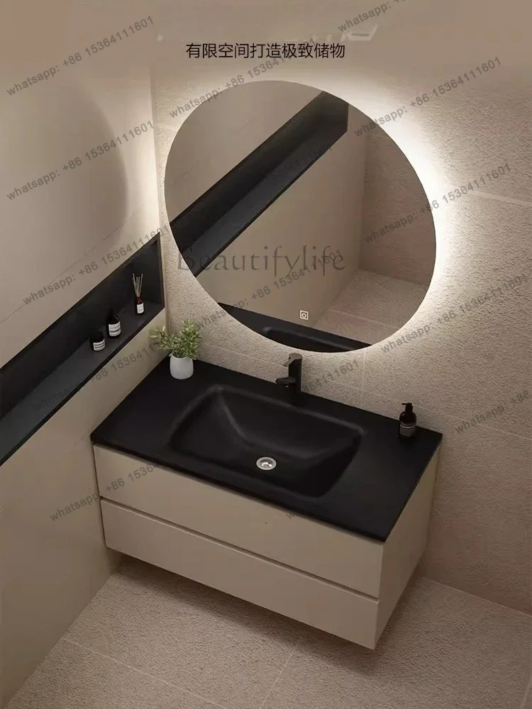 Light luxury bathroom cabinet combination toilet washstand toilet face sink