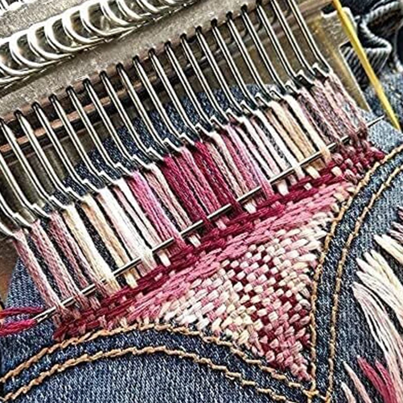 Wooden Patching Machine Speed Weve Type Small Loom Tool, Diy Creative Braiding Hand Knitting Stitching And Knitting Loom